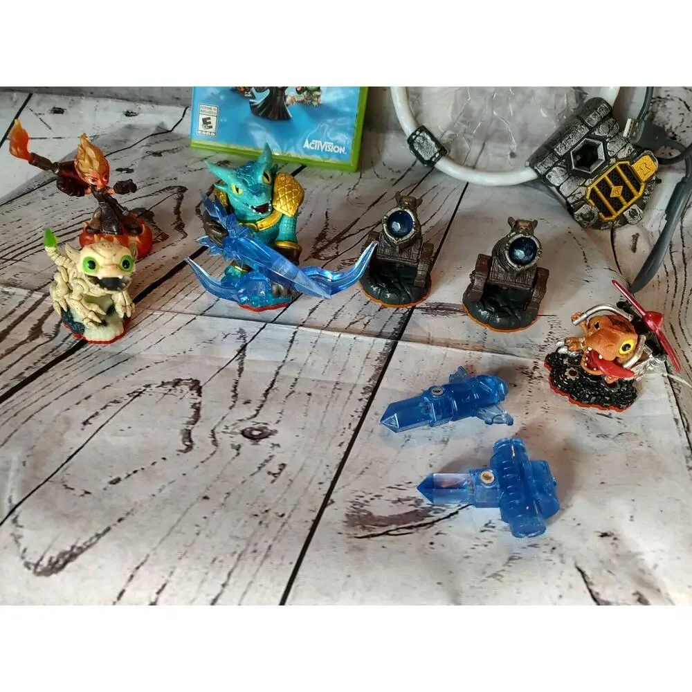 Skylanders Trap Team Game 6 Figures 2 Crystals And Portal Lot